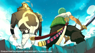 One Piece-Kuma Vs Zoro