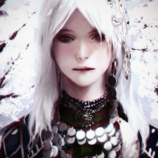 Silver Cherry Blossoms