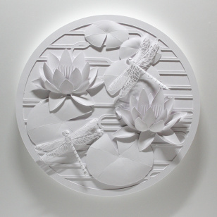 Dragonflies & Water Lilies