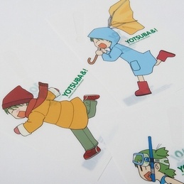 Yotsuba&! Seasonal A5 Clear File Set