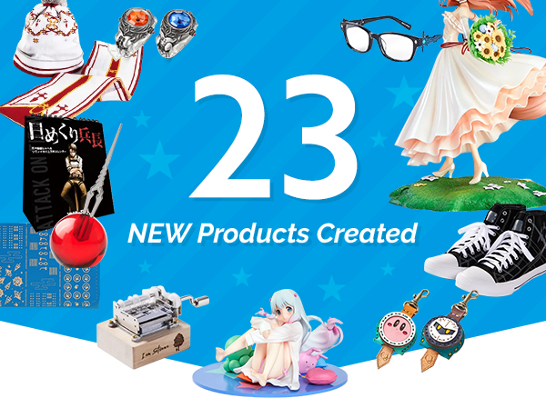 23 NEW Products Created