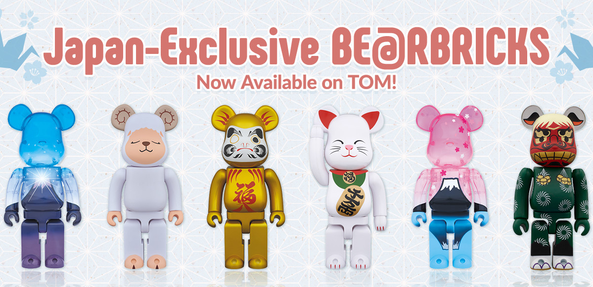 Japan-Exclusive BE@RBRICKS　Now Available on TOM!