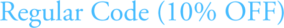 Regular Code (10% OFF)
