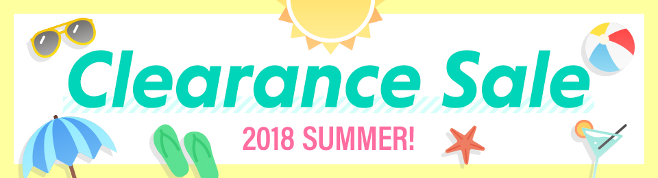 Clearance Sale 2018 Summer!