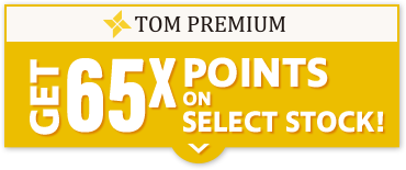 TOM Premium: Get 65X Points on Select Stocks!