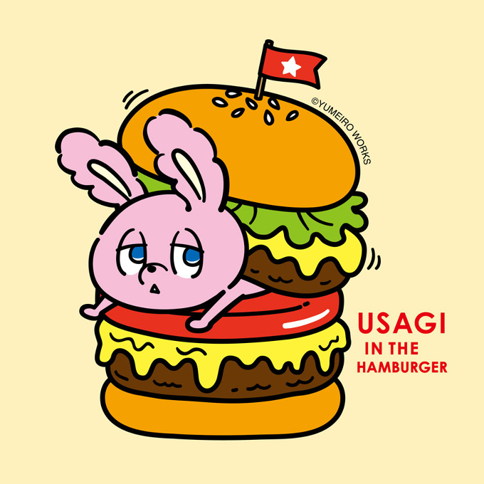 「USAGI IN THE HAMBURGER」