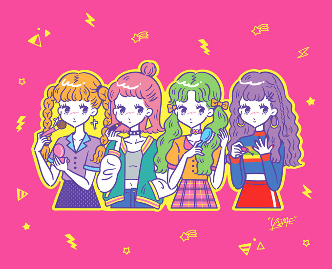 Girls Getting Dressed Up