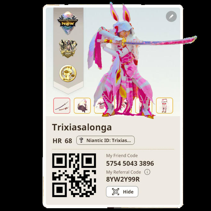 Mizutsune Armor Cosplay on Monster Hunter