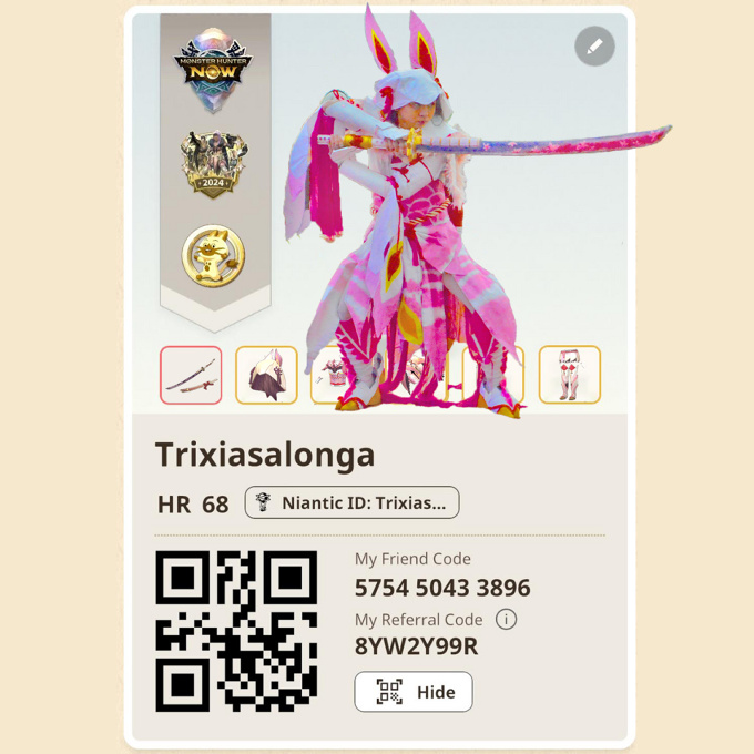 Mizutsune Armor Cosplay on Monster Hunter