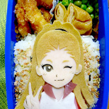 Charaben (a decorated bento) of "Inazuma Eleven Go" (8/10)