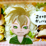 Charaben (a decorated bento) of "Inazuma Eleven Go" (10/10)