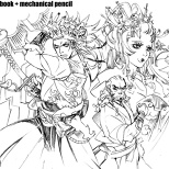 LAYER ANALYSIS of RAKUGAKI 11pics (2/12)