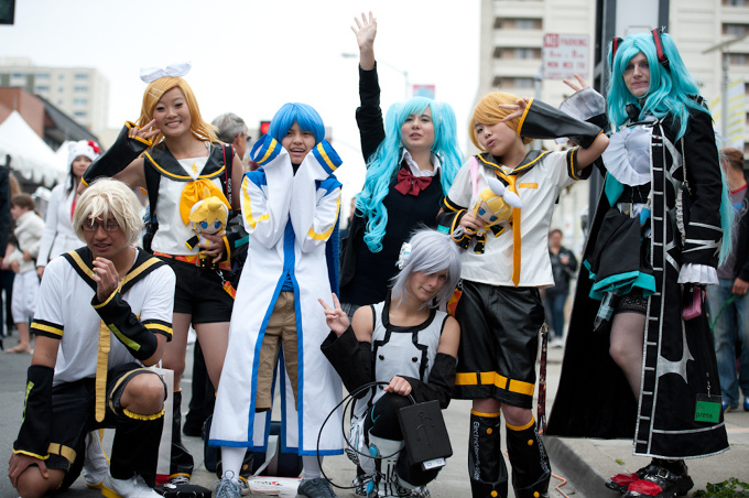 Vocaloid Cosplayers at J-POP SUMMIT