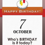 Whose BIRTHDAY is it today? (4/4)