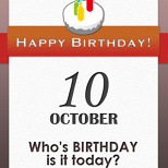 Whose BIRTHDAY is it today? (3/7)