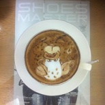 30 Pictures of Beautiful Anime Latte Art! (27/30)