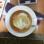 30 Pictures of Beautiful Anime Latte Art! (2/30)