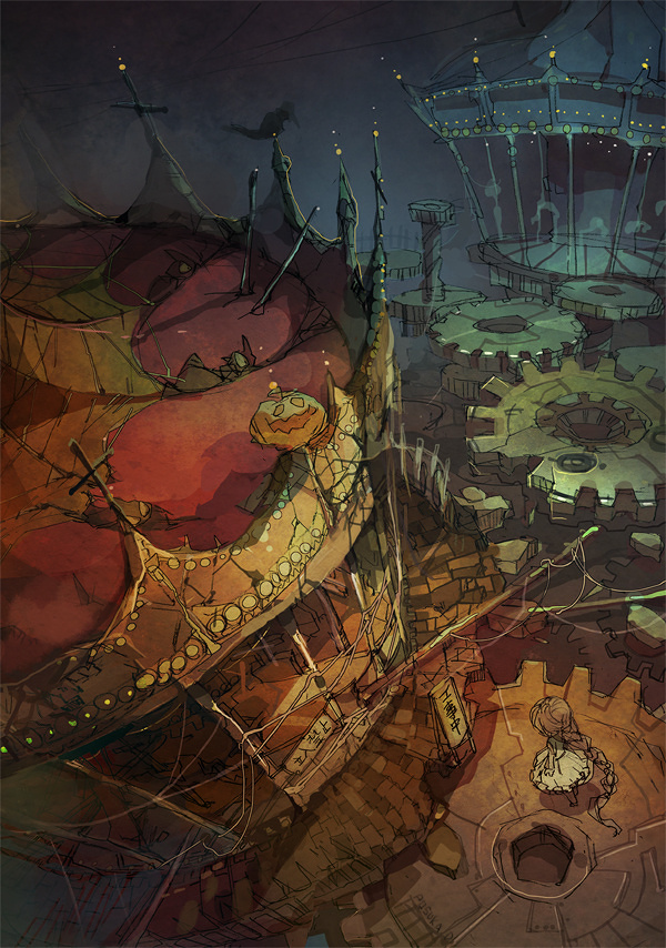   Ruins amusement park