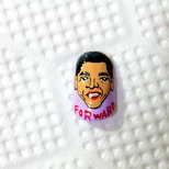 Obama and Romney Nail Art! (9/18)