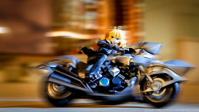 Blonde Biker