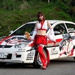 Evangelion and Miku-themed Cars Appear at D1 Grand Prix!  (4/10)