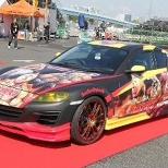 Evangelion and Miku-themed Cars Appear at D1 Grand Prix!  (5/10)