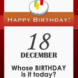 Whose BIRTHDAY is it today? (3/4)