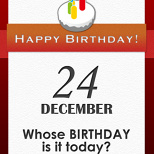 Whose BIRTHDAY is it today? (5/7)