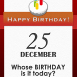 Whose BIRTHDAY is it today? (6/7)