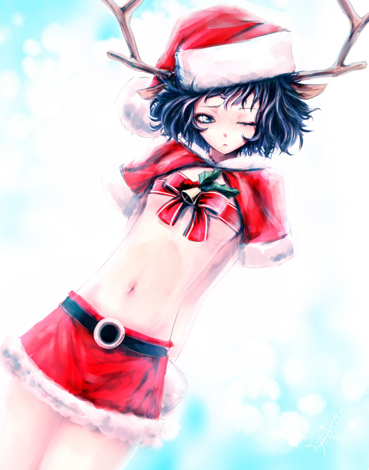 I am Santa and also a present. 