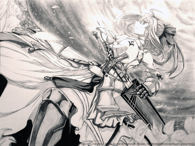 2012.2 Saber Lily Draw by Kira