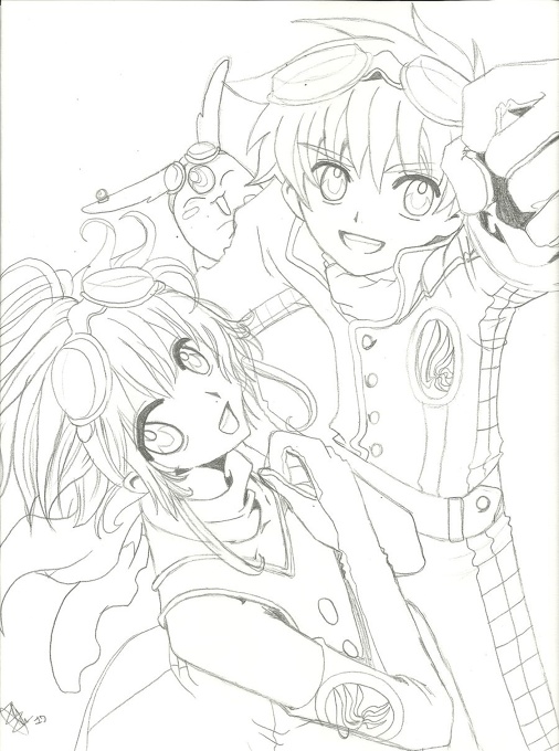 Sakura and Syaoran Racers
