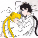 Kou Seiya and  Tsukino Usagi (2/3)