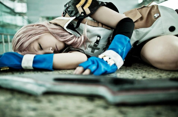 Final Fantasy XIII - Lightning down