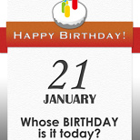Whose BIRTHDAY is it today? (5/7)