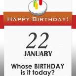 Whose BIRTHDAY is it today? (6/7)