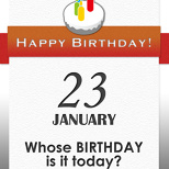 Whose BIRTHDAY is it today? (7/7)