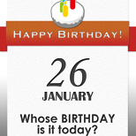 Whose BIRTHDAY is it today? (3/7)