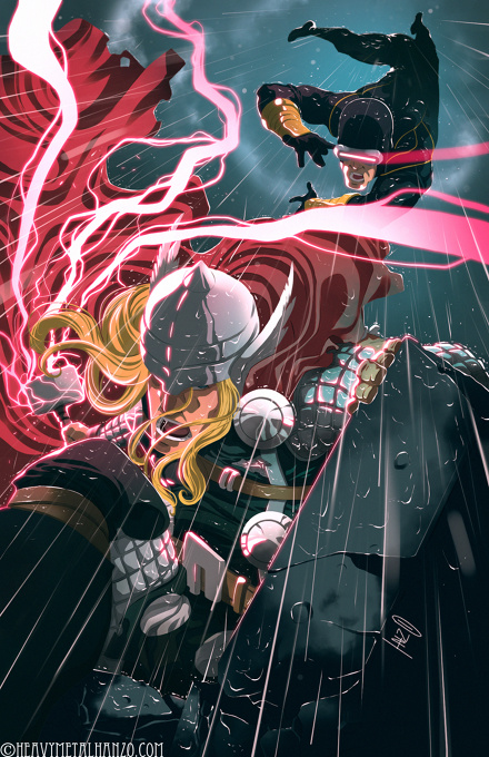 Thor Vs Cyclops