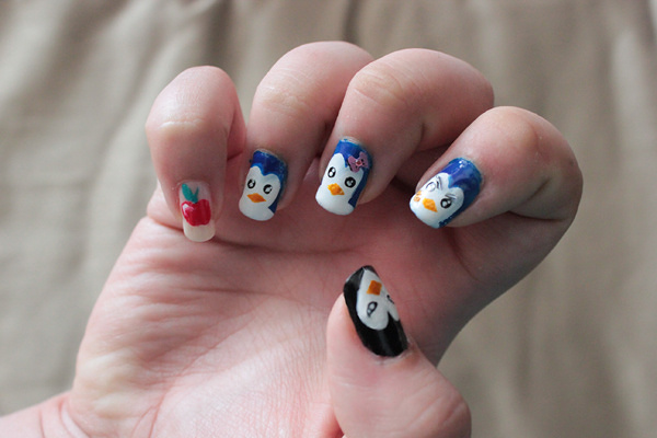 Mawaru Penguindrum nails