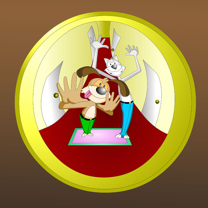 Who & Ted say Hello! from Friends in Square Places by Alex Anico 