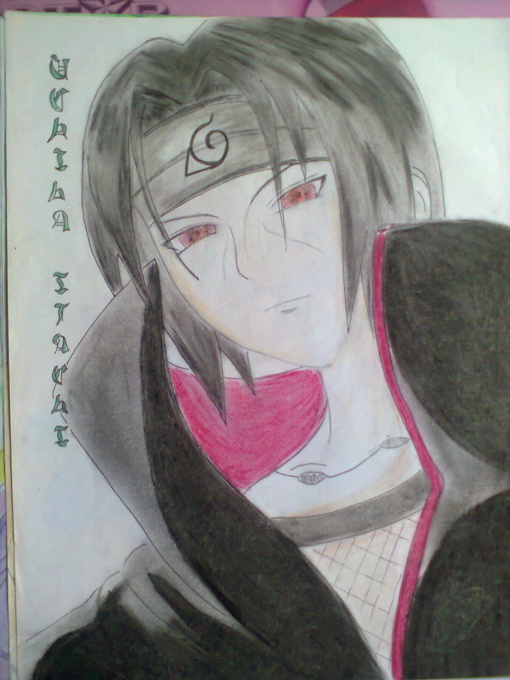 uchiha itachi~~free-hand drawing
