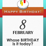 Whose BIRTHDAY is it today? (2/7)