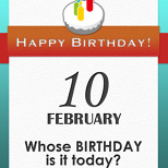 Whose BIRTHDAY is it today? (4/7)
