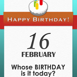 Whose BIRTHDAY is it today? (3/7)