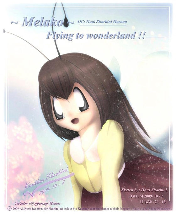 OC Melako Flying to Wonderland