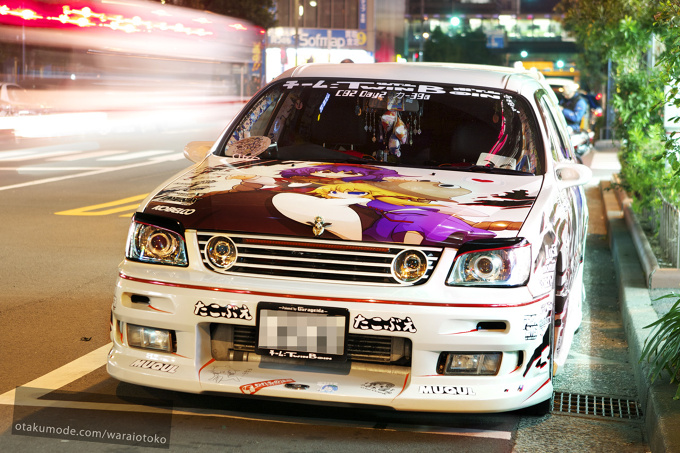 痛車 snap in the streets of Akiba: Nissan Stagea
