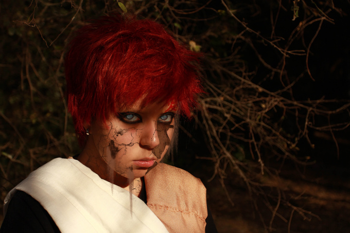 Gaara's broken armor