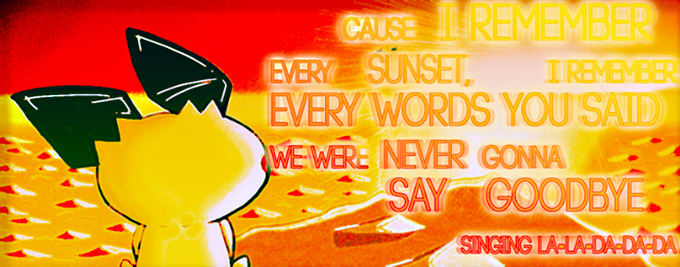 Pichu Sign - Summer Paradise