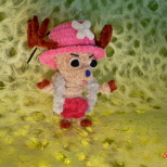 § Pipe Cleaner Chopper § Cute Fluffy Strap, Cherry Blossoms, and Chopper Hat (2/6)